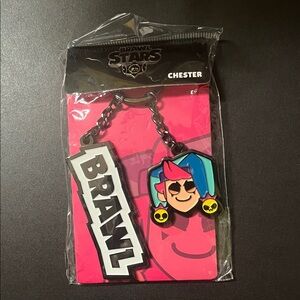Sealed brawl stars metal keychain